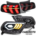 0912 FLEX HALOGEN MODELS ONLY OEM STYLE HEADLIGHTS BLACK