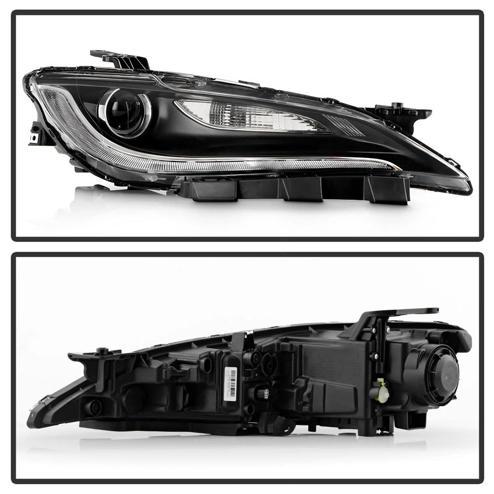 1517 CHRYSLER 200 HALOGEN W/ LED DRL BLACK TRIM 8 PINS HEADLIGHT OE RIGHT