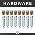 Rear Axle Kit Fits GM 9.5 Diff 33 Spline 8 Lug 33-5/16 Long