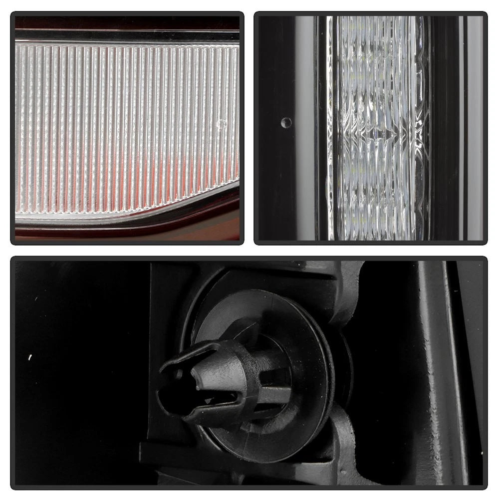19C RAM W/O BLIND SPOT DETECTION BLACK BEZEL LED TAIL LIGHT OE LEFT