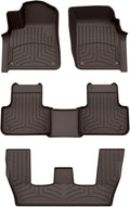 WeatherTech Cocoa Front Rear Rear FloorLiner HP Fits -24-26 Audi 47887-1-2-3IM