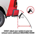 Rock Tamers 3 Hub Mudflap System Matte Black Stainless Steel Trim Plates 00112