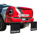 Rock Tamers 3 Hub Mudflap System Matte Black Stainless Steel Trim Plates 00112