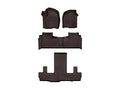 WeatherTech Cocoa Front Rear Rear FloorLiner HP Fits -23-26 Cadillac Chevrolet GMC 471632-1-2-5IM