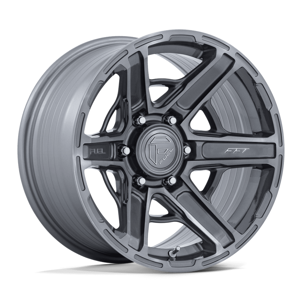 FUEL WHEELS GAMBIT 17X8.5 6X5.5 106 25 PLTNM FLOW FORMED ALUMINUM PLATINUM FC892AX17856825