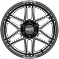 FOLSOM 20x9 5x127.00 GLOSS BLACK MILLED (18 mm)