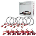 Oracle Ultima GTR LED Waterproof Tail Light Halo Kit - 6 Rings - Red