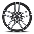 Konig Intention 16x7.5 5x120 ET35 Gloss Black / Machine Face