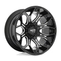 MO808 20X9 8X6.5 00MM GLOSS BLACK MILLED