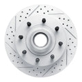 R1 99-02 Ford Excursion Front Left Drilled & Slotted Geoperformance Rotor