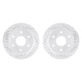 R1 88-00 Cadillac Escalade Front Drilled & Slotted Carbon Coated Brake Rotor Set