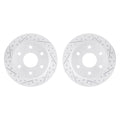 R1 88-00 Cadillac Escalade Front Drilled & Slotted Carbon Coated Brake Rotor Set