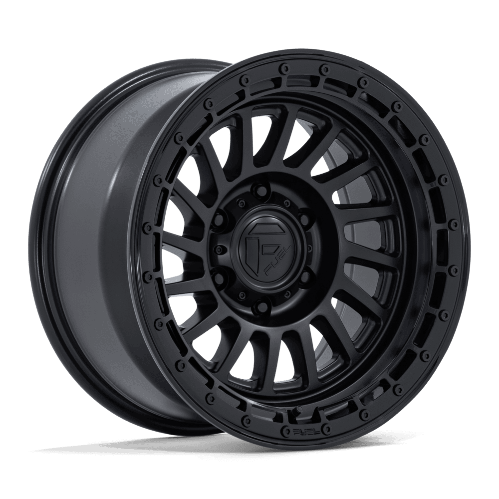 FUEL WHEELS HAVOC 18X9 5X5 71 1 M-BLK-GB-LP CAST ALUMINUM MATTE BLACK W GLOSS BLACK LIP FC897MB18905001