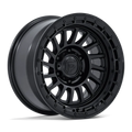 FUEL WHEELS HAVOC 18X9 5X5 71 1 M-BLK-GB-LP CAST ALUMINUM MATTE BLACK W GLOSS BLACK LIP FC897MB18905001