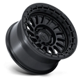 FUEL WHEELS HAVOC 18X9 5X5 71 1 M-BLK-GB-LP CAST ALUMINUM MATTE BLACK W GLOSS BLACK LIP FC897MB18905001