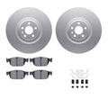 R1 Concepts Brake Rotor- Carbon Coated with Ceramic Pads Hdw Fits Volvo XC90