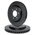 R1 Concepts Brake Rotor- D/S - Black Fits Chevrolet K1500
