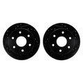 R1 Concepts Brake Rotor- D/S - Black Fits Chevrolet K1500