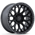 FUEL WHEELS TALON 17X8.5 5X5 71 25 G-BLK-GNMTL CAST ALUMINUM GLOSS BLACK W GUNMETAL LIP FC901BA17855025