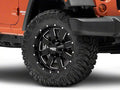 MOTO METAL 20x12 962 MO962 GLOSS BLACK WITH MILLED ACCENTS 5X5.0/5.5 bp 4.77 b/s
