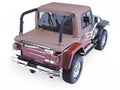 Cab Soft Top and Tonneau Cover for 1992-1995 Jeep Wrangler YJ, Spice Denim Rampage