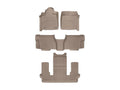 WeatherTech Tan Front Rear Rear FloorLiner HP Fits -20-22 Sequoia 454081-45093-4-5IM