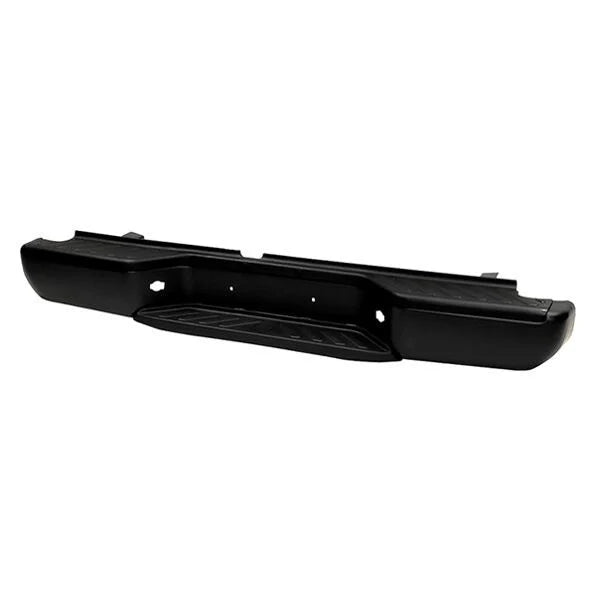 0519 FRONTIER REAR STEEL BUMPER W/FACE BAR BLACK
