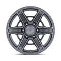 FUEL WHEELS GAMBIT 17X9 6X135 87 -12 PLTNM FLOW FORMED ALUMINUM PLATINUM FC892AX17906312N
