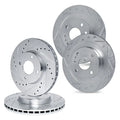 R1 Concepts Brake Rotor- D/S - Silver Fits Nissan NX