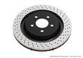 DBA 15-21 Volkswagen GTI (w/Perf Package 340mm Front Rotor) Front 4000 Series Drilled Wavy Rotor