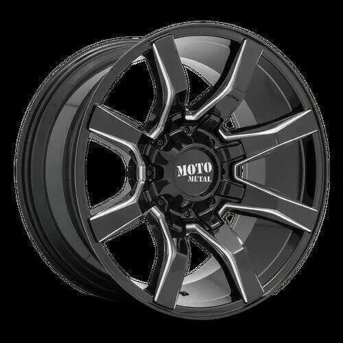 MO804 SPIDER 20X9 5X5.0/5.5 00MM GLOSS BLACK MILLED