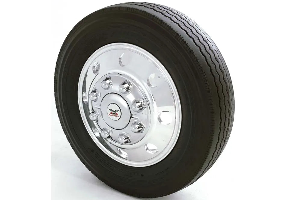 HUB COVER KIT ABS FRONT & REAR AXLE 10 LUG ON 225MM BOLT CIRCLE