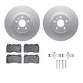 R1 Concepts Brake Rotor- Carbon Coated with Ceramic Pads Hdw Fits Tesla S