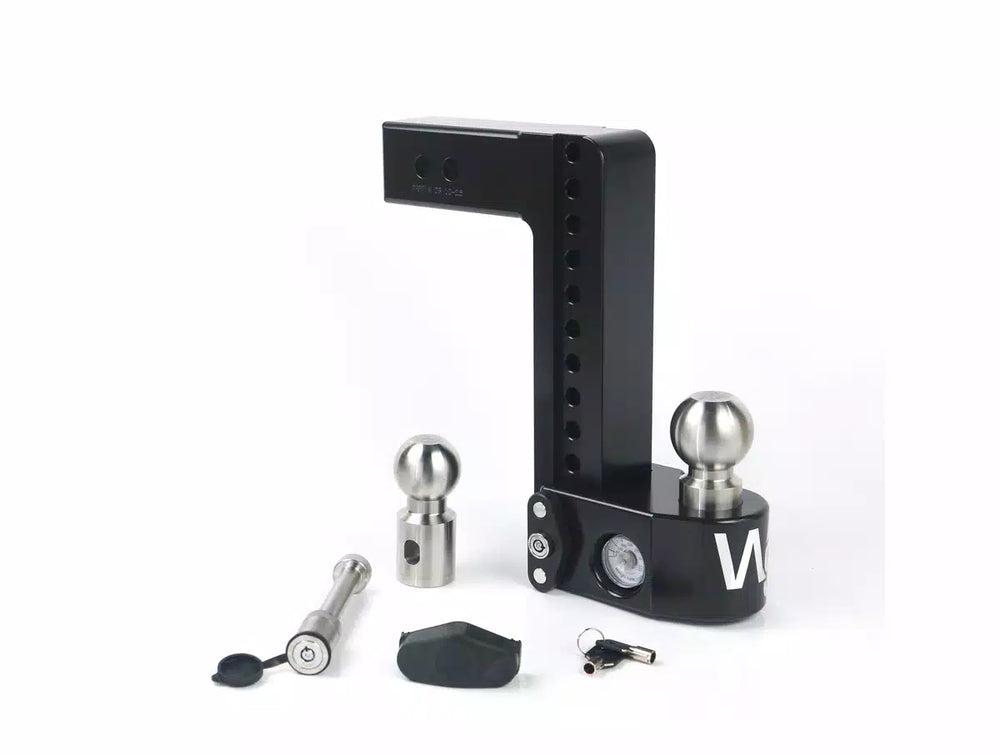 WEIGH SAFE 10 DROP HITCH W/ 2.5 SHANK ADJUSTABLE BALL MOUNT W/ 17/8 & 2 BALLS