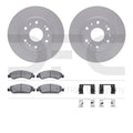R1 Concepts Carbon Series Brake Rotors - Perf Off-Road/Tow Pads - Hdw Fits Cadillac Escalade