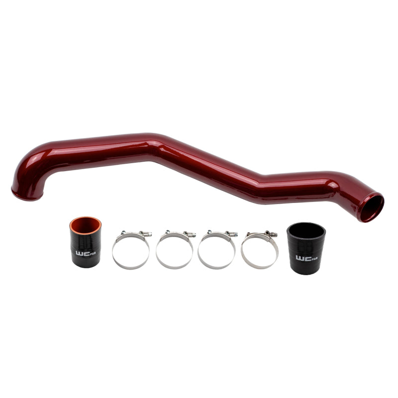 Wehrli Driver Side 3 in. Intercooler Pipe 17-19 Duramax L5P WCFab Red WCFab Red 100708-RED