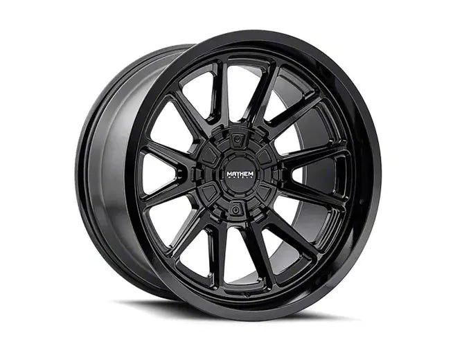 Mayhem 8116 Intrepid 20x10 / 8x180 BP / -24mm Offset / 124.1mm Hub Gloss Black Wheel