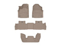 WeatherTech Tan Front Rear Rear FloorLiner HP Fits -22-25 MDX 451669-1-2-3IM