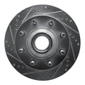 DFC 99-02 Ford F-250 2WD (Super Duty) Front Left Drilled & Slotted Silver Brake Rotor