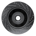 DFC 99-02 Ford F-250 2WD (Super Duty) Front Left Drilled & Slotted Silver Brake Rotor