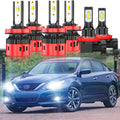 CAPA NS ALTIMA SDN 1617 HEADLIGHT ASSY LED 2.5L ENG W/O SR HALOGEN W/O LED DRL CHROME LH