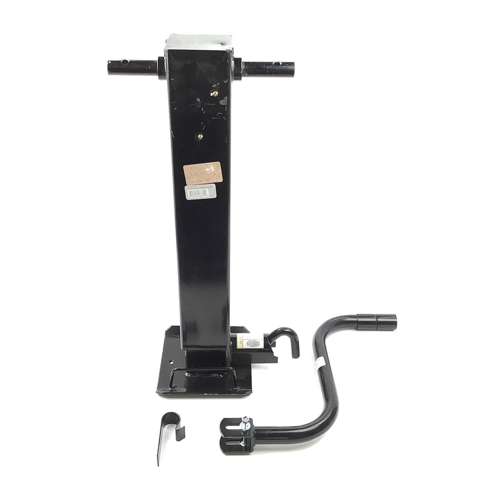 12IN HEAVYDUTY SIDE PIN 4IN SQUARE JACK WITH HANDLE PKGD