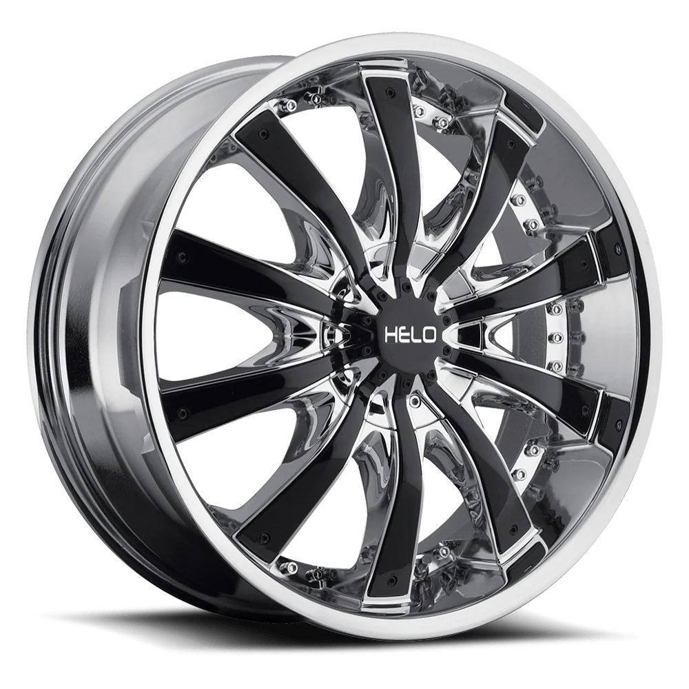 Wheel Pros Helo HE875 20X8.5 6X120 CHR/G-BLK 38MM HE87528577238