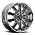 Wheel Pros Helo HE875 20X8.5 6X120 CHR/G-BLK 38MM HE87528577238