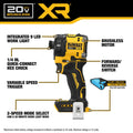 20V MAX XR BRUSHLESS CORDLESS 1/4IN QUIET HYDRAULIC IMPACT DRIVER TOOL ONLY