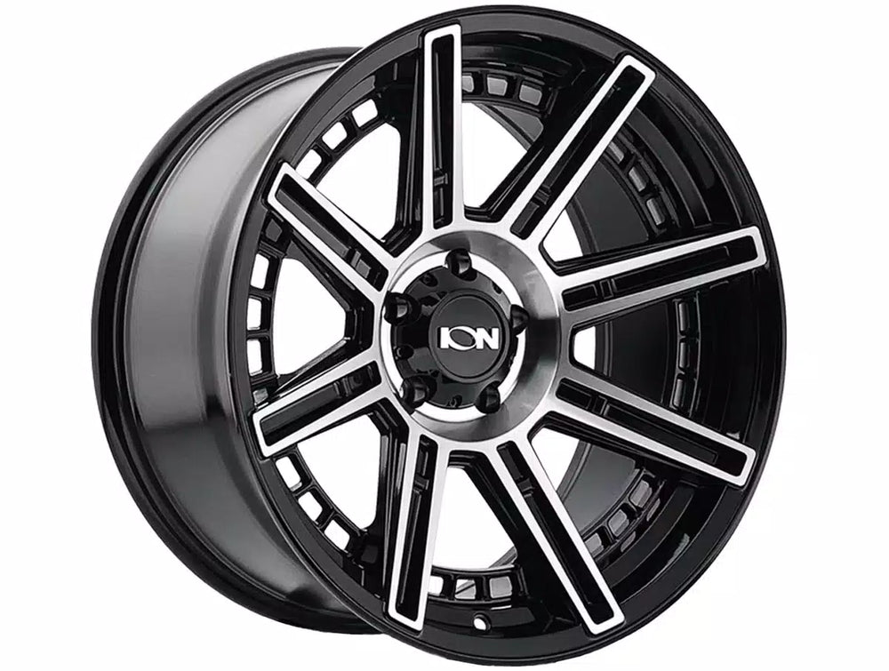 Cast Aluminum Wheels 149 BM 20x10 Machined Black 6 On 135 Bolt Pattern -24 Offset ION Wheels