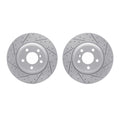 R1 12-20 BMW 340i Rear Drilled & Slotted Carbon Coated Brake Rotor Set