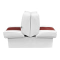 WISE 8WD707P DELUXE SERIES LOUNGE SEAT WHITE / RED