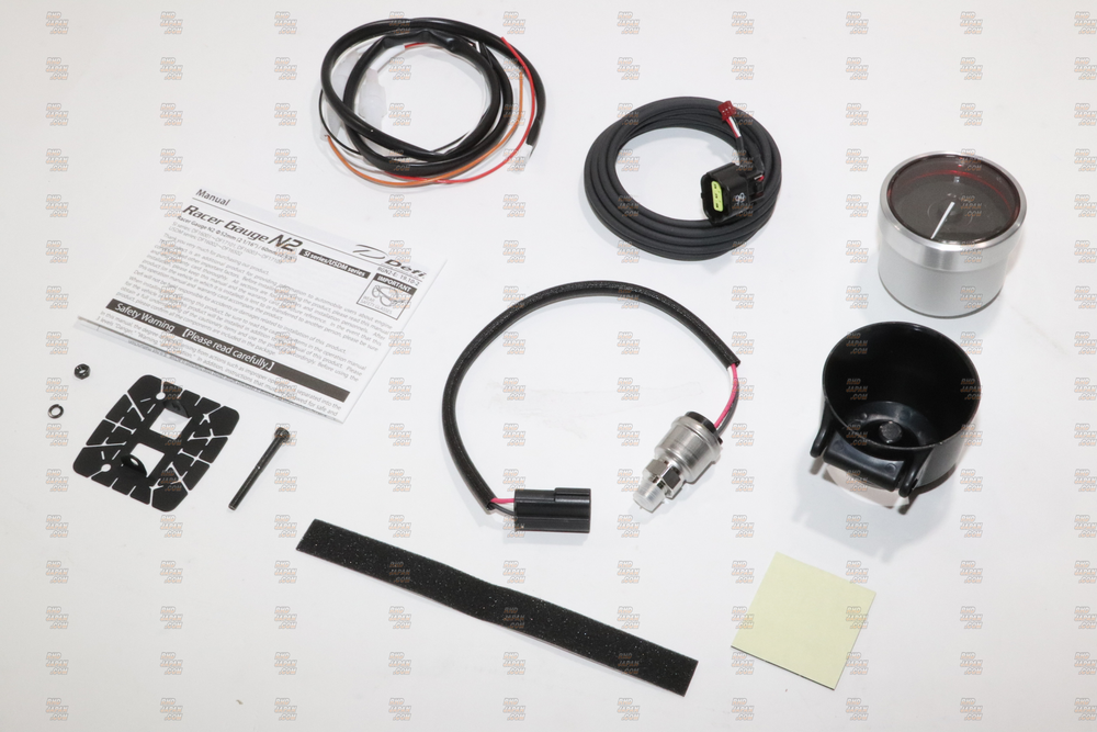 Defi DF Racer Gauge Pressure Red 60mm