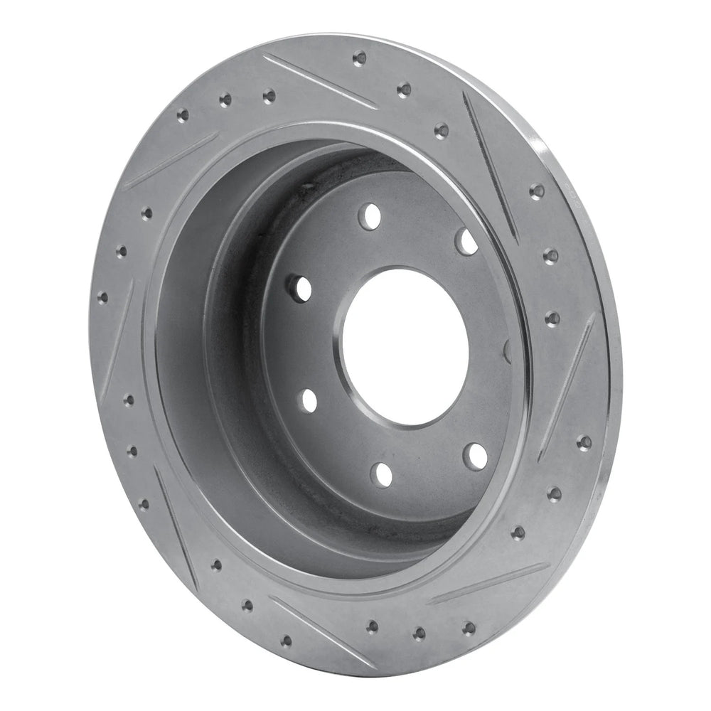 R1 Concepts Brake Rotor- Slotted - Silver Fits Ford Expedition